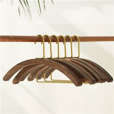 Black Walnut Wood Clothing Hanger